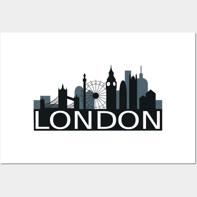 London Skyline Wall Art by FelippaFelder